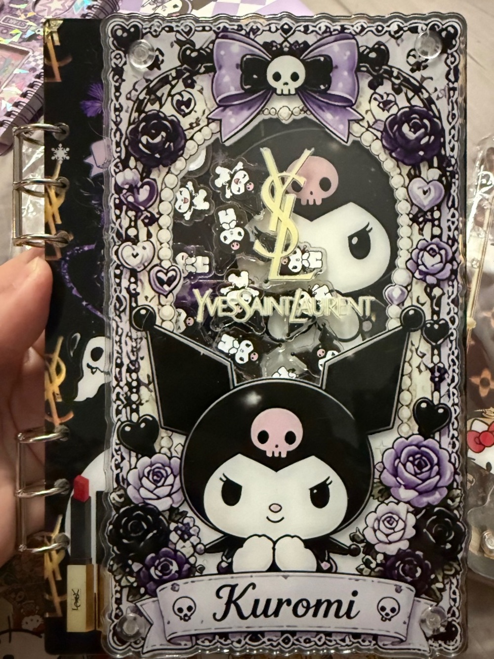 YSL KUROMI SHAKER NOTEBOOK A5 size